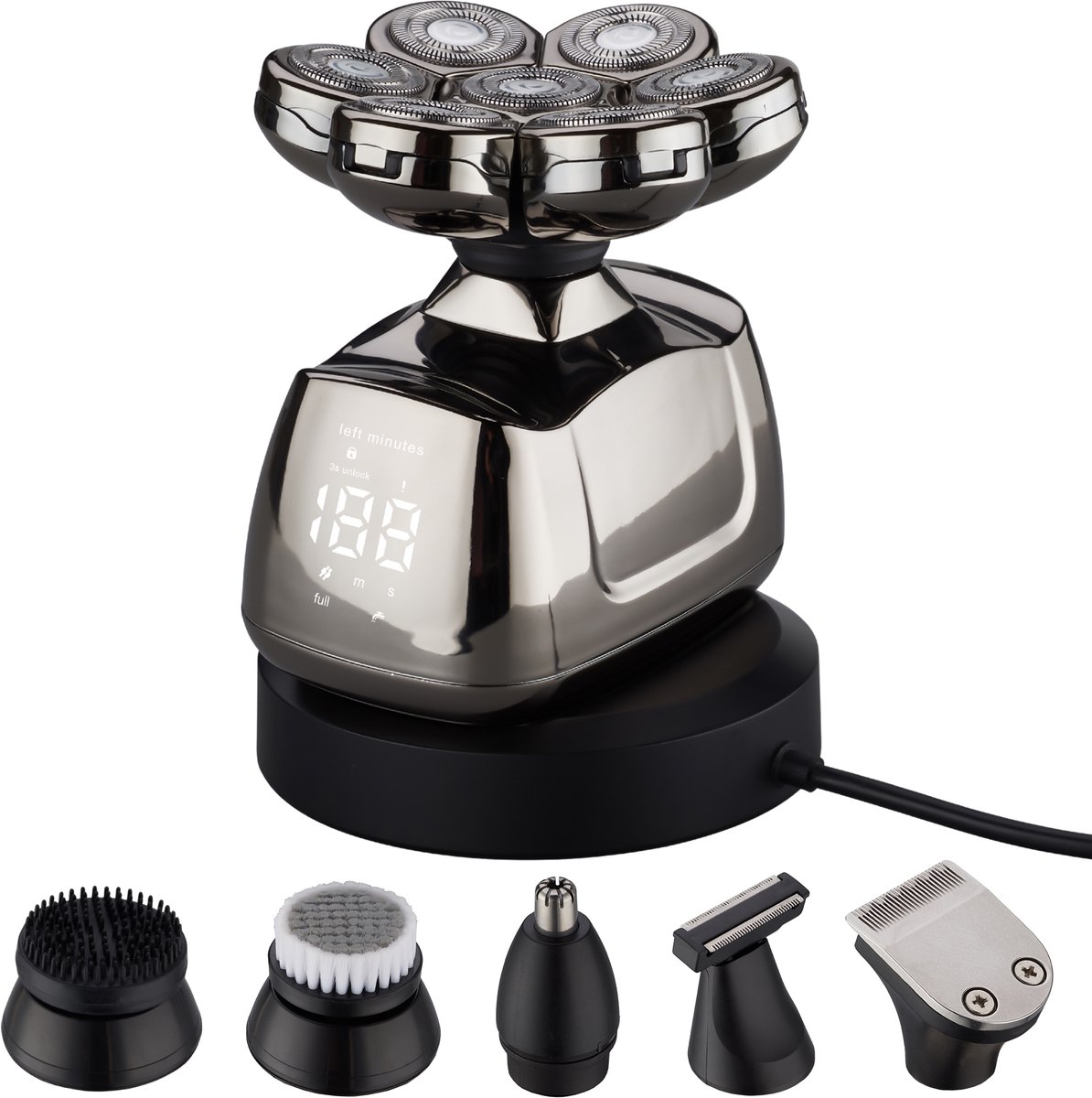 Carewat Glad Pro - Scheerapparaat Mannen - Elektrisch 6-in-1 - Carewat - €39,99