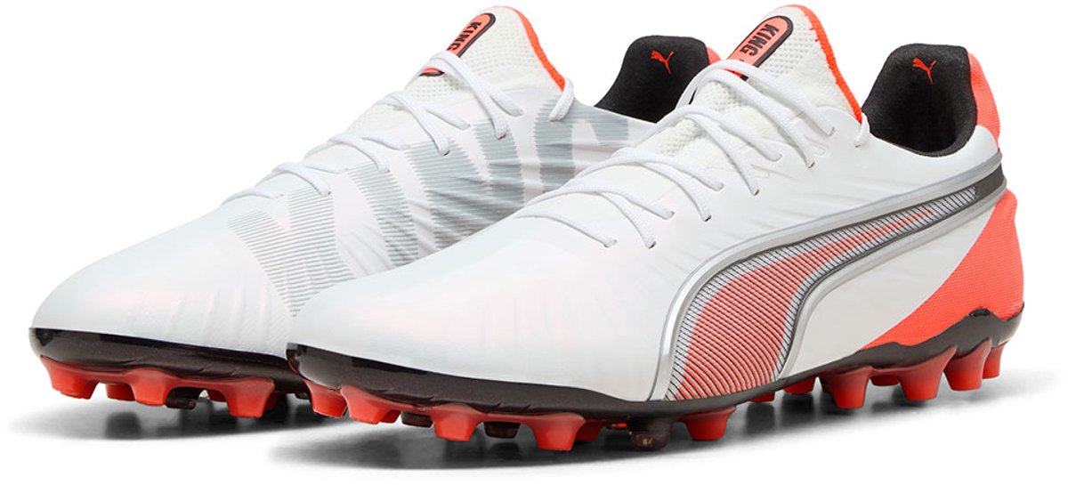 Puma King Ultimate Mg Voetbalschoenen Wit EU 42 1/2