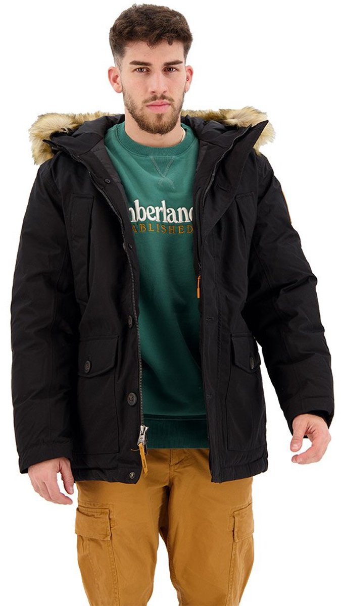 Timberland Scar Ridge Parka Man Zwart