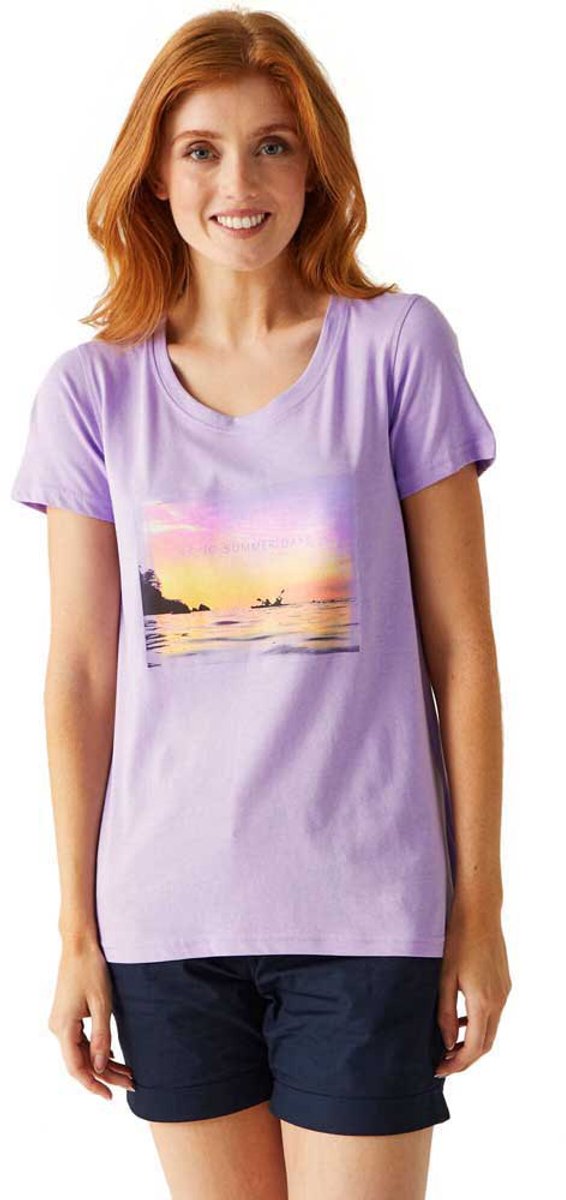 Regatta Filandra Viii T-shirt Met Korte Mouwen Vrouw Paars