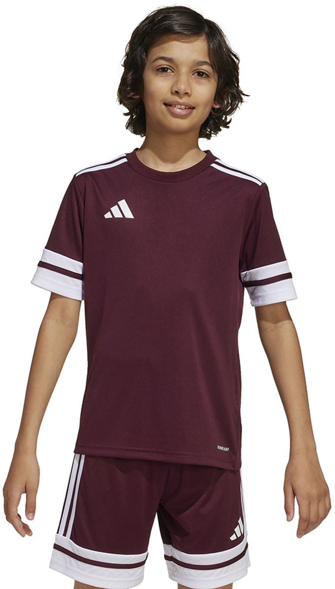 Adidas Squadra 25 T-shirt Met Korte Mouwen Paars 9-10 Years Meisjes