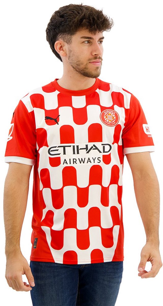 Puma Girona Fc 24/25 Thuis T-shirt Met Korte Mouwen Man Vrouw Rood