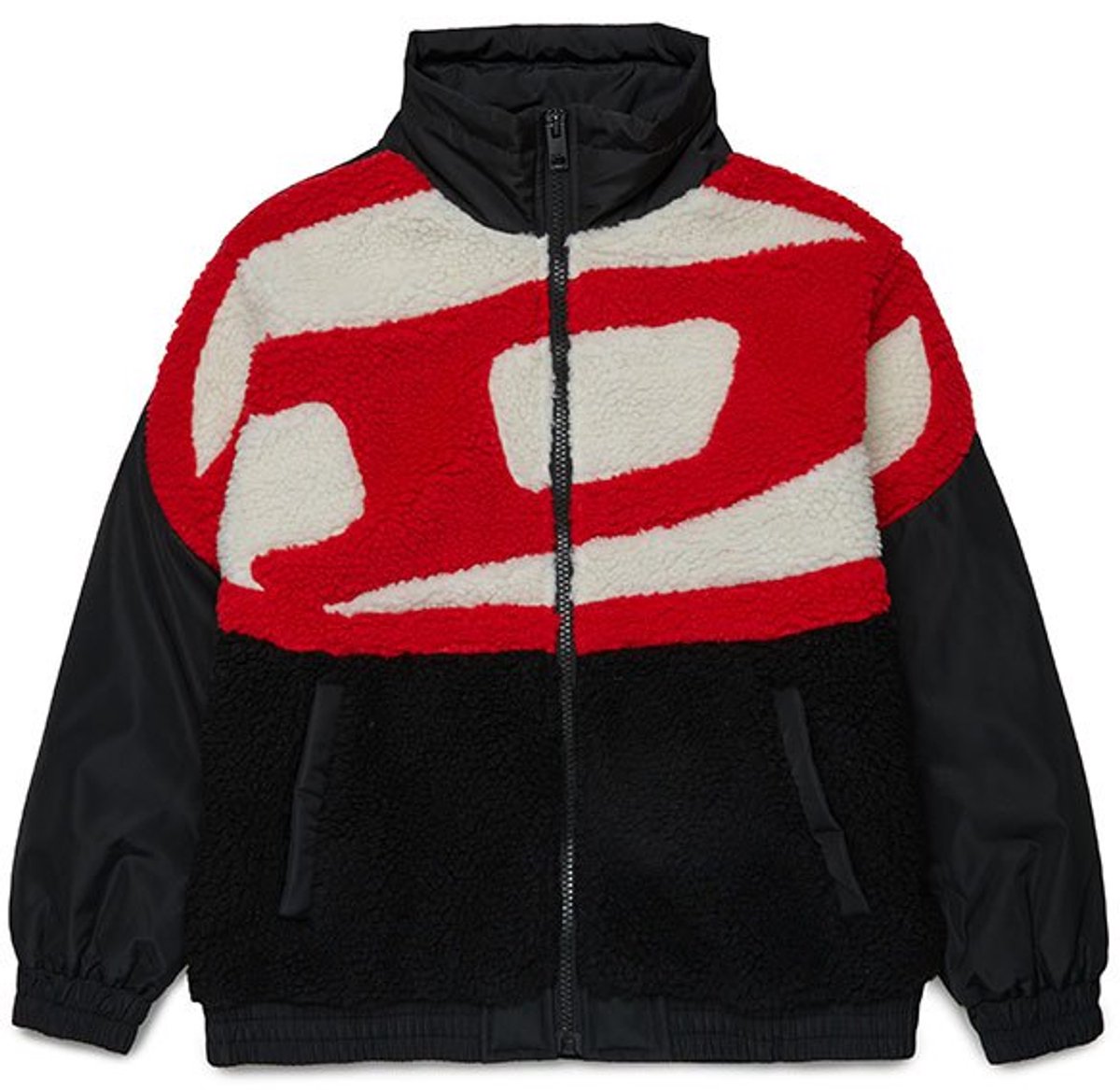Diesel Kids J01954 Jas 8 Years Jongens Zwart