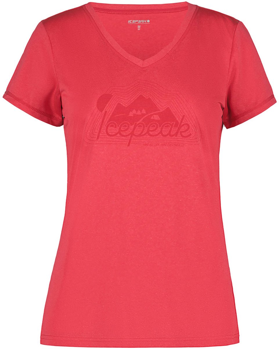 Icepeak Burnham T-shirt Met Korte Mouwen Vrouw Raspberry