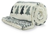 Unique Living | Wonderful plaid 130x160cm white