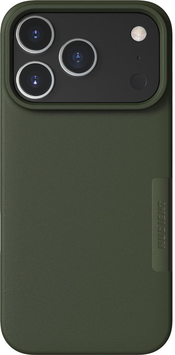 Nudient Thin Magsafe Case geschikt voor Apple iPhone 17 Pro Pine - Groen