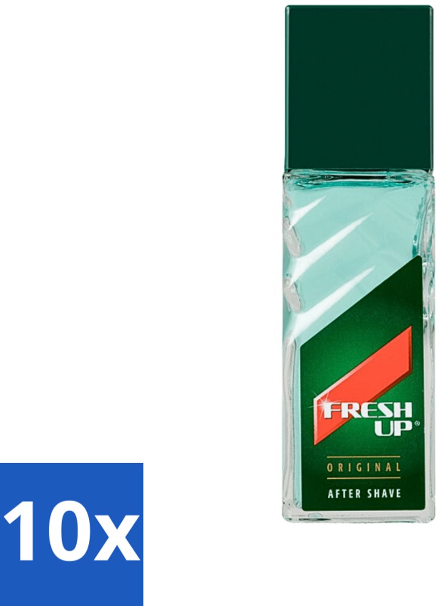 10 x Fresh-Up After Shave Roller 100 ml - Aftershave Lotion - Scheren - Huidverzorging - Menthol - Hamamelis