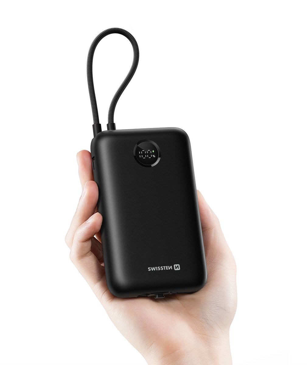 Swissten Voltbox Powerbank 30.000 mAh 35W Zwart - afbeelding 2