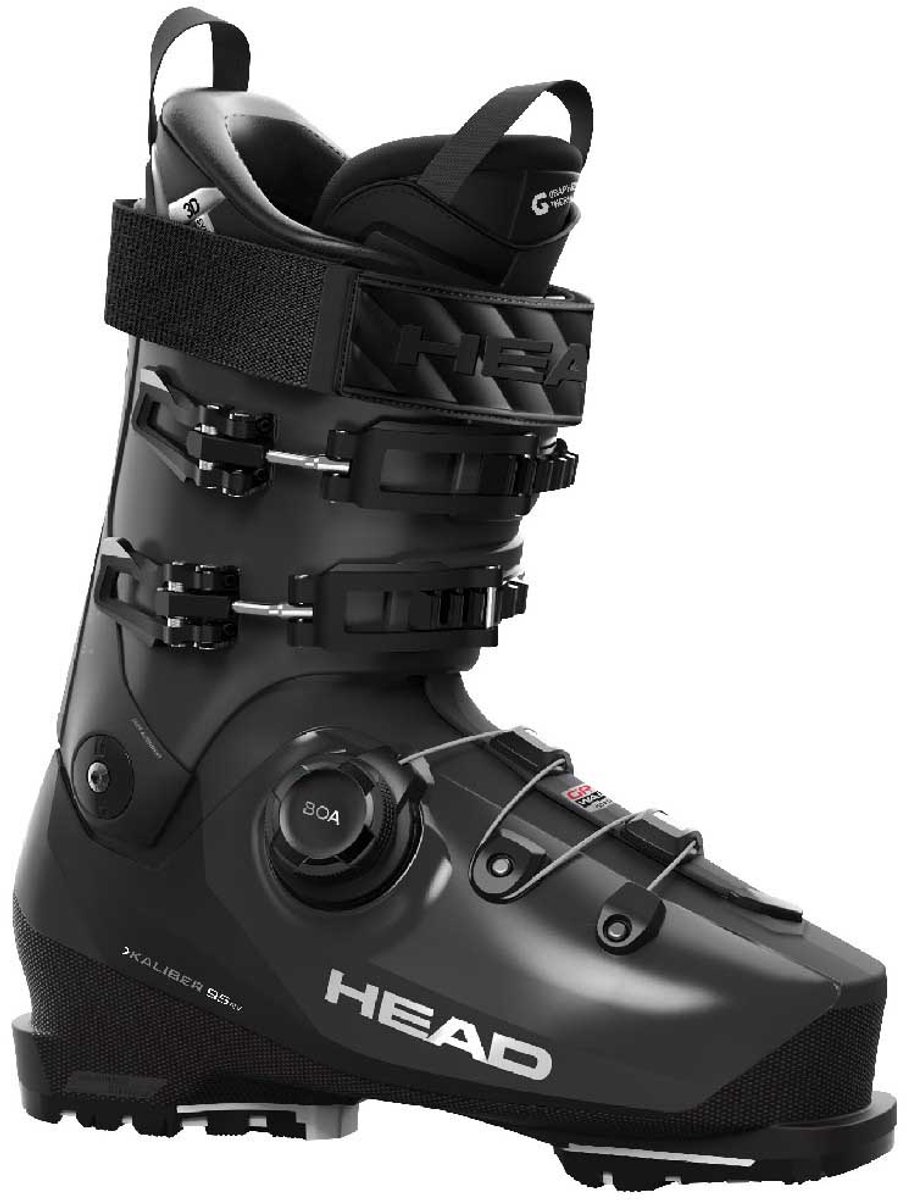 Head Kaliber 95 Mv Gw Boa Alpineskischoenen Voor Dames 25.5 Vrouw Antraciet