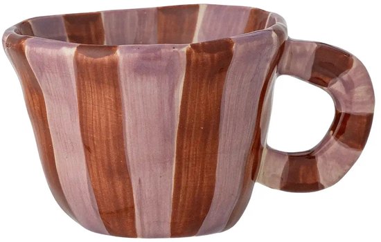 Mug en faïence rose Nini