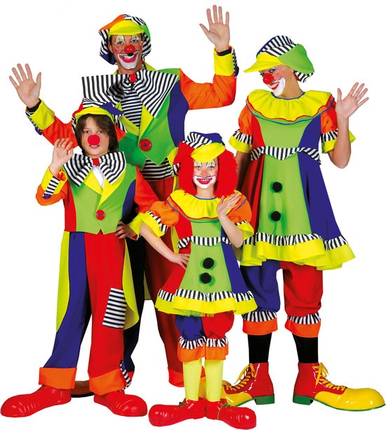 Costume de clown et bouffon | Clown Olaffio | Femme | Taille 44-46 | Costume de carnaval | Déguisements