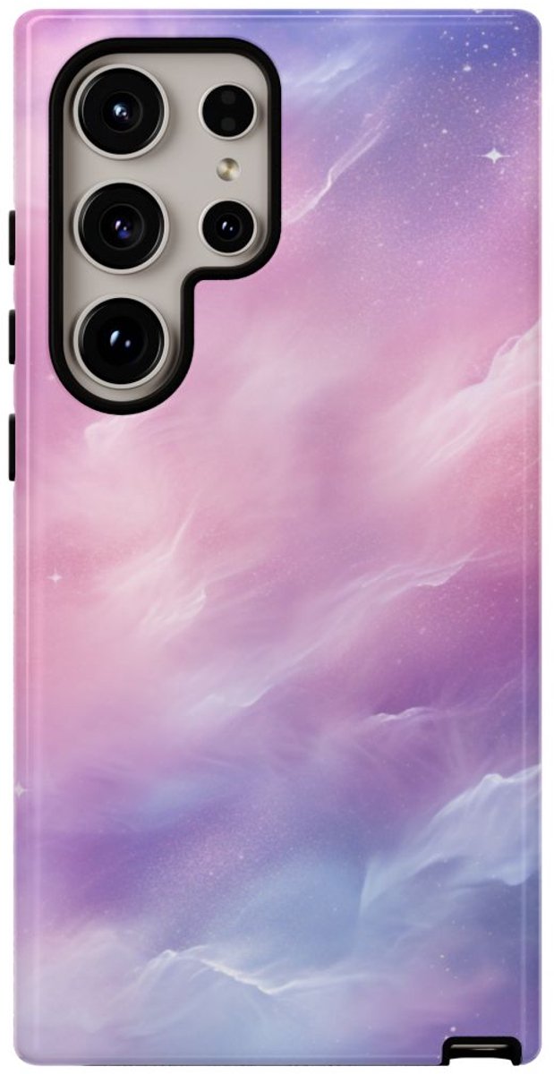 Pastelkleurige Hemelnevel – Telefoonhoesje Geschikt voor Samsung Galaxy S24 Ultra