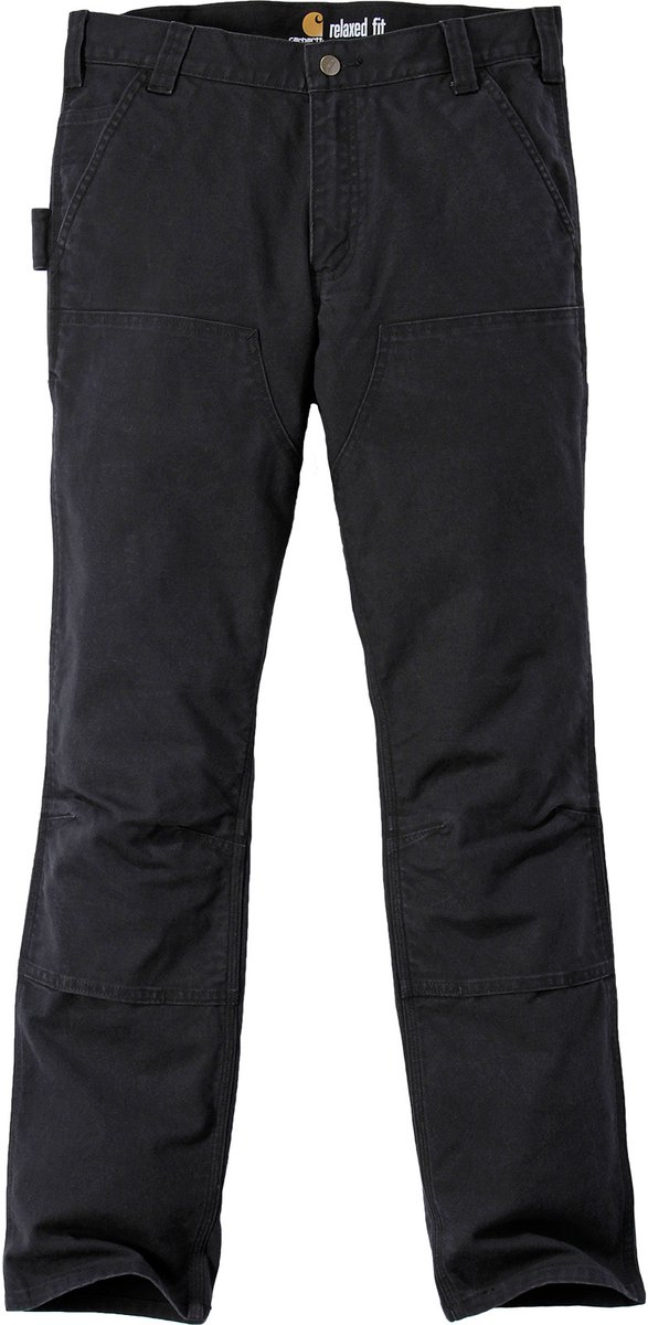 Carhartt Herenbroek Stretch Duck Double Front Zwart