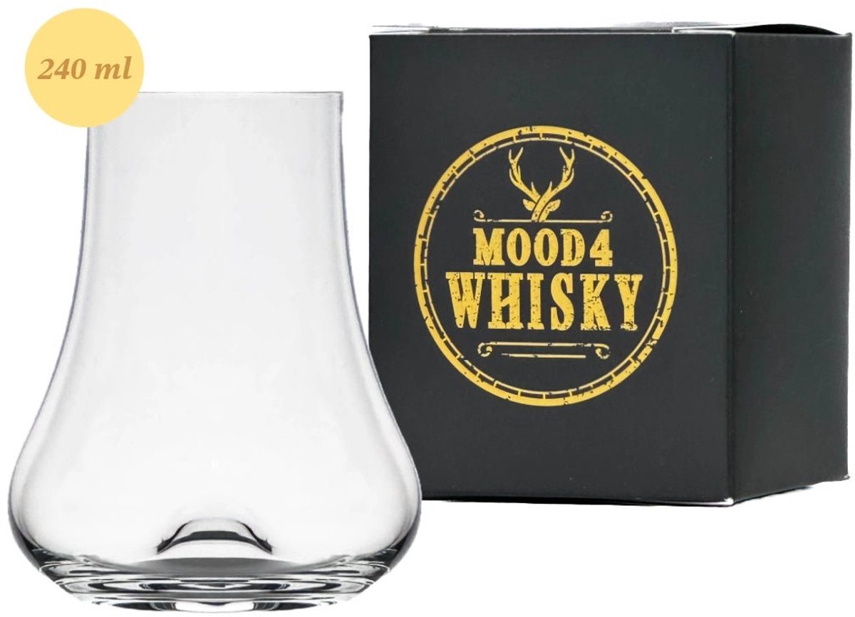 Whiskyglas 'Whisky Royal' - 240 ml - Cadeauverpakking - Mood4Whisky