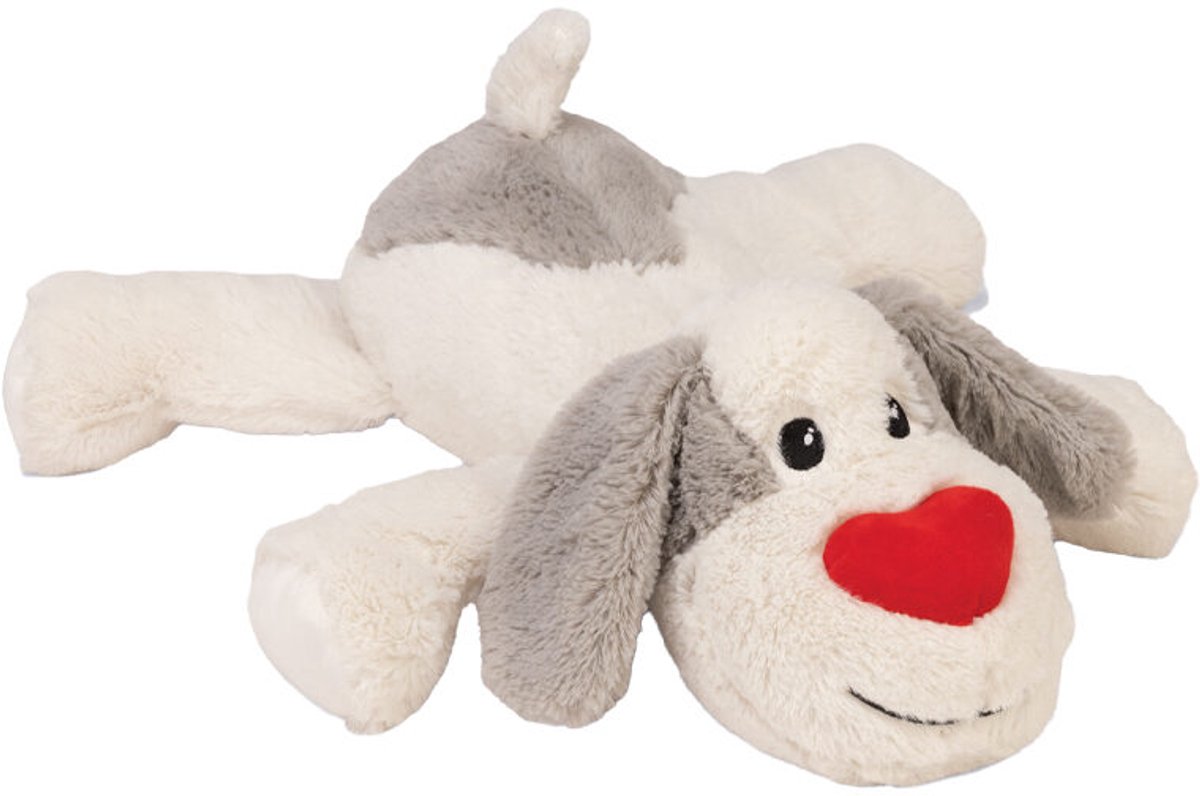 Beeztees XL-Knuffel Ties - Hondenspeelgoed - Pluche - Wit - 48x46x11 cm thumbnail 6