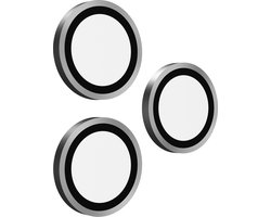 BodyGuardz Pure 3 Lensbeschermers – Geschikt voor iPhone 17 Pro & Pro Max – Gemaakt van gehard glas – Ongehinderde beeldkwaliteit – Eenvoudige installatie - Grijs