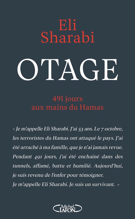 Otage - 491 jours aux mains du Hamas - cover