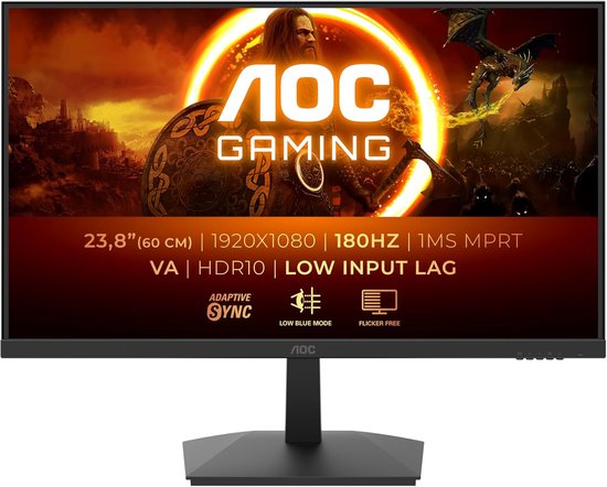 24 inch Full HD Gaming Monitor met 180 Hz en 1 ms reactietijd — afbeelding 3