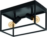 EGLO Silentina Plafondlamp - E27 - 36 cm - Zwart