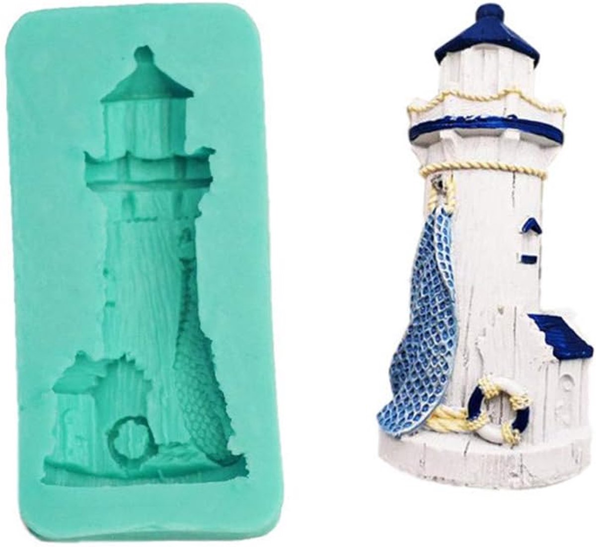 bakvormen - vuurtoren - siliconen - keukenaccessoires
