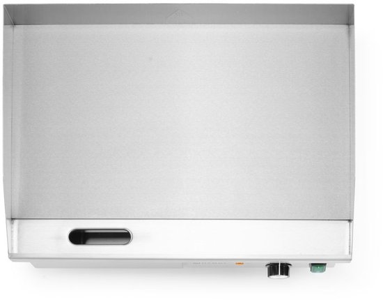 HENDI Elektrische bakplaat vlak - roestvast staal - met vetlade - 55x43x24 cm - zilver - horeca — afbeelding 3