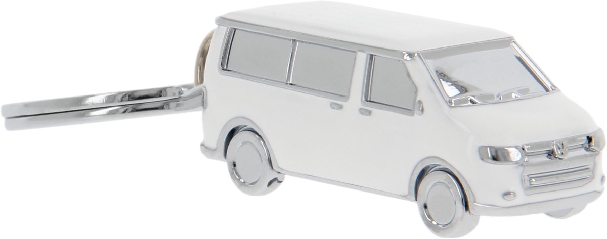sleutelhanger VW T5/T6 BUS 3D KEY RING IN WHITE