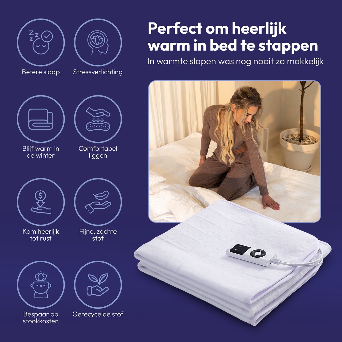 Comfeur Elektrische onderdeken 190x80 - afbeelding 2