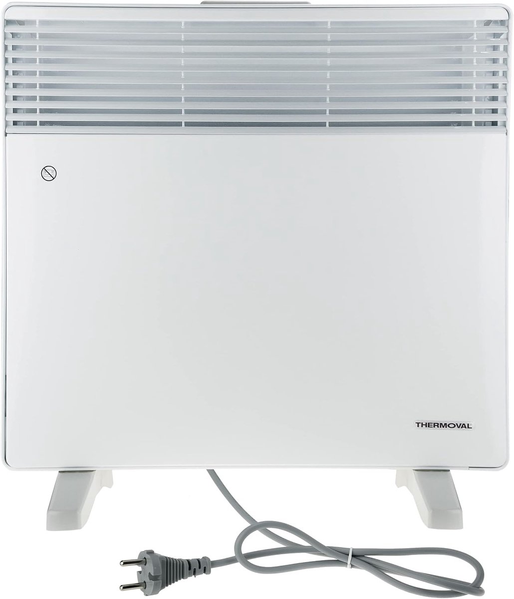 Wandconvector Elektrische Verwarming 1000W - Radiator voor Efficiënte Ruimteverwarming