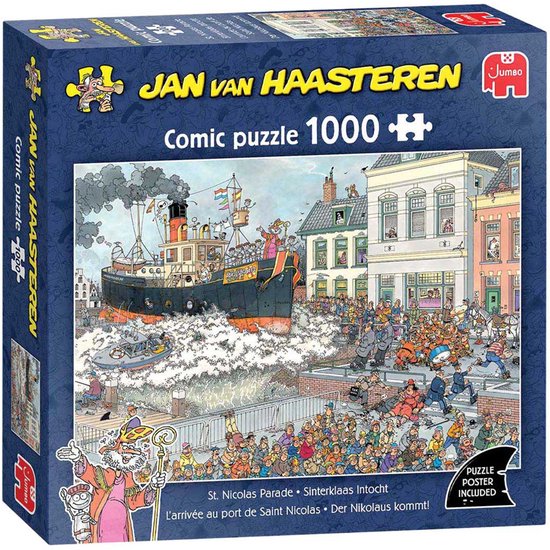 Jan van Haasteren - Sinterklaas Intocht - 1000 stukjes puzzel - Legpuzzel volwassenen - JVH