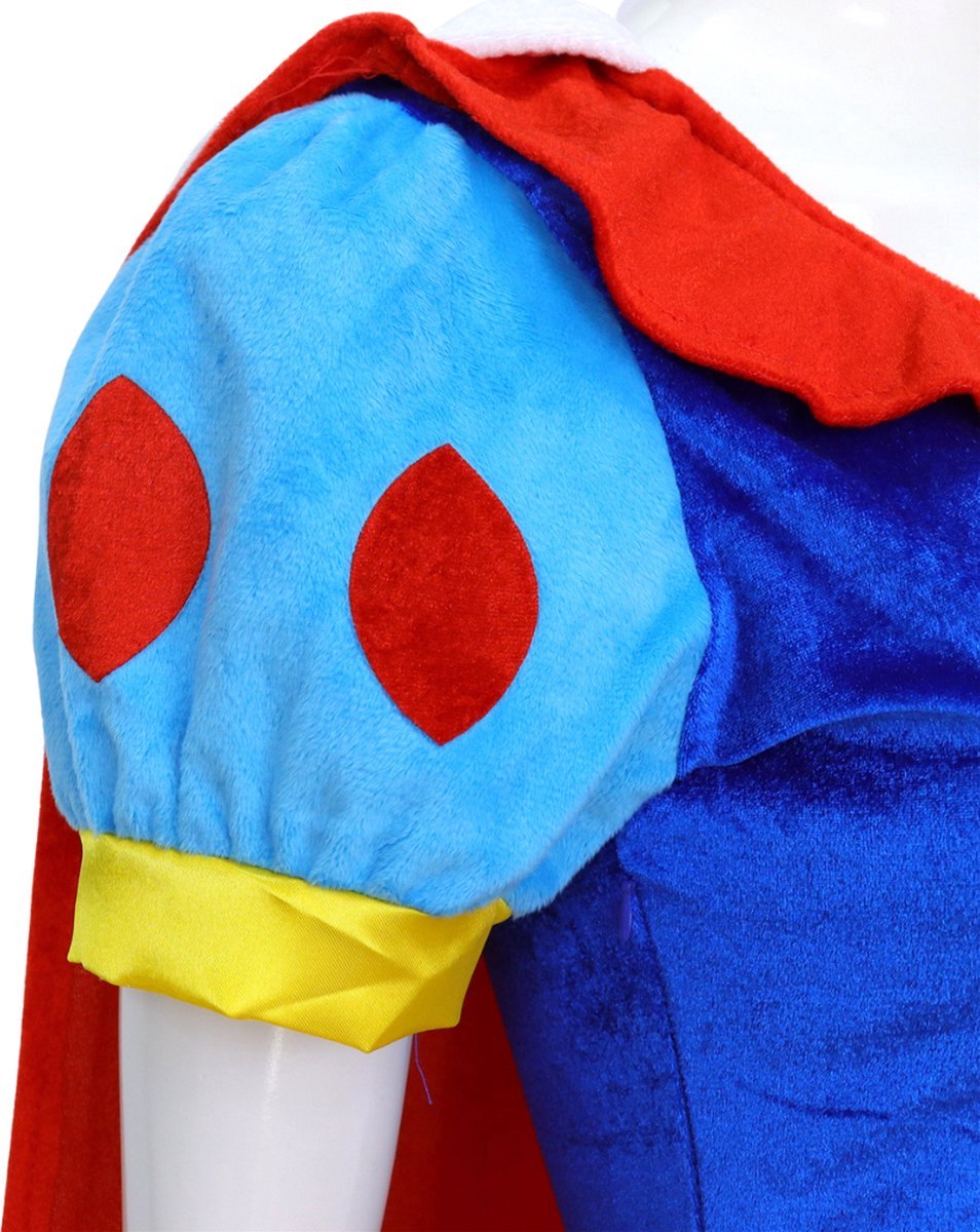 Joya Party® Sneeuw Prinses Verkleed Jurk Volwassenen | Prinses Glamour Jurk | Carnaval Verkleedjurk Dames | Prinsessenjurk Vrouwen | Carnavalskleding | — afbeelding 10