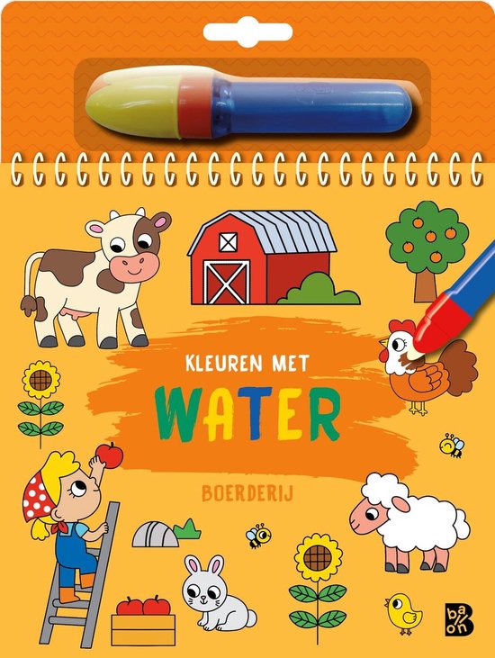 Kleuren met water 1 - Boerderij - cover