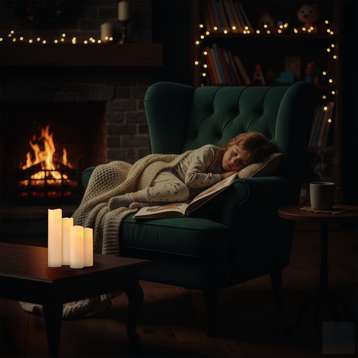 Aurae Led Kaarsen met Afstandsbediening - 9x - Echte Wax - Flikkerende Vlam - 250+ Branduren - op Batterijen - Timer - Kerst Kaarsen — cadeau in Wonen & Interieur - foto 3