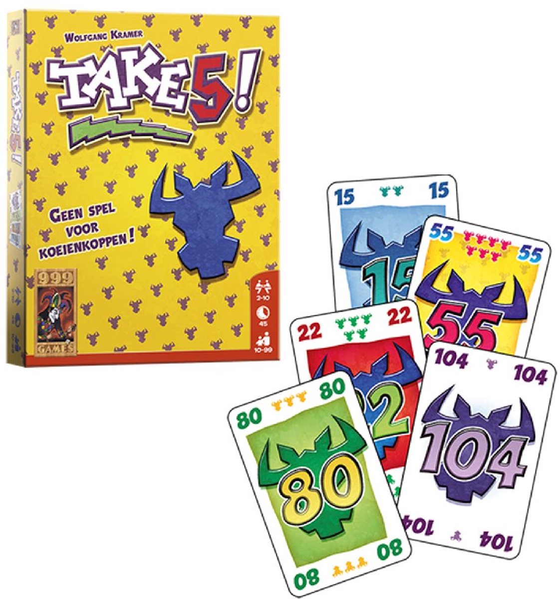 999 Games - Take 5! - Kaartspel - Leuk voor grotere groepen - Familiespel - Gezelschapsspel - Educatief spel - Klein cadeautje — afbeelding 10