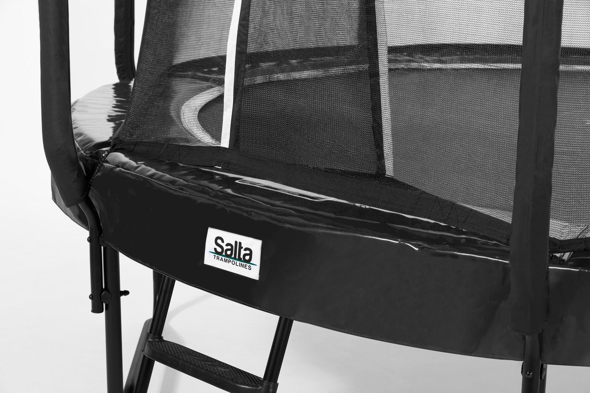 Salta Premium Black Edition - Trampoline met veiligheidsnet - ø 427 cm - Zwart — afbeelding 7