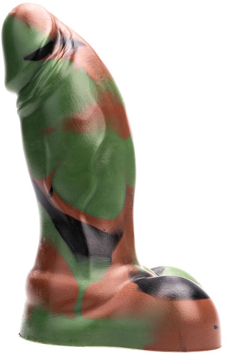 Kiotos Revolt - Dildo Fantasie - Green Army - Nr. 08 - Large - 22 x 7 cm