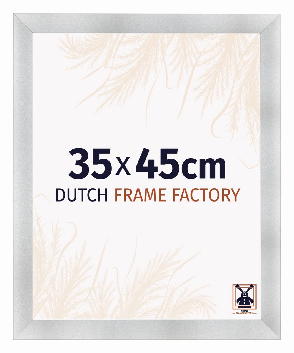 Dutch Frame Factory Fotolijst 35x45 cm - MDF - Aluminium Geborsteld - Praag