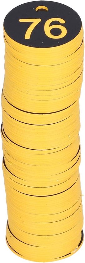 100 étiquettes Rondes Numérotées Pour Ruche - Étiquettes D'identification En Plastique ABS Avec Trous, Bleu, Pour Apiculture Et Gestion De Bétail