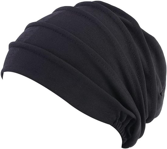 Allecto Plus - Turban en Katoen pour femme, idéal pour dormir et lutter contre la chute des cheveux - Bandeau et foulard doux et extensible