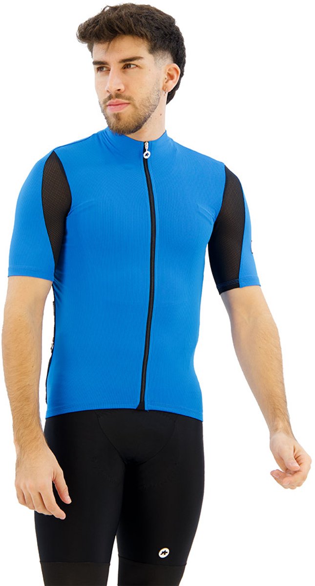 Assos Rally Fietsshirt Met Korte Mouwen Corfu Blauw