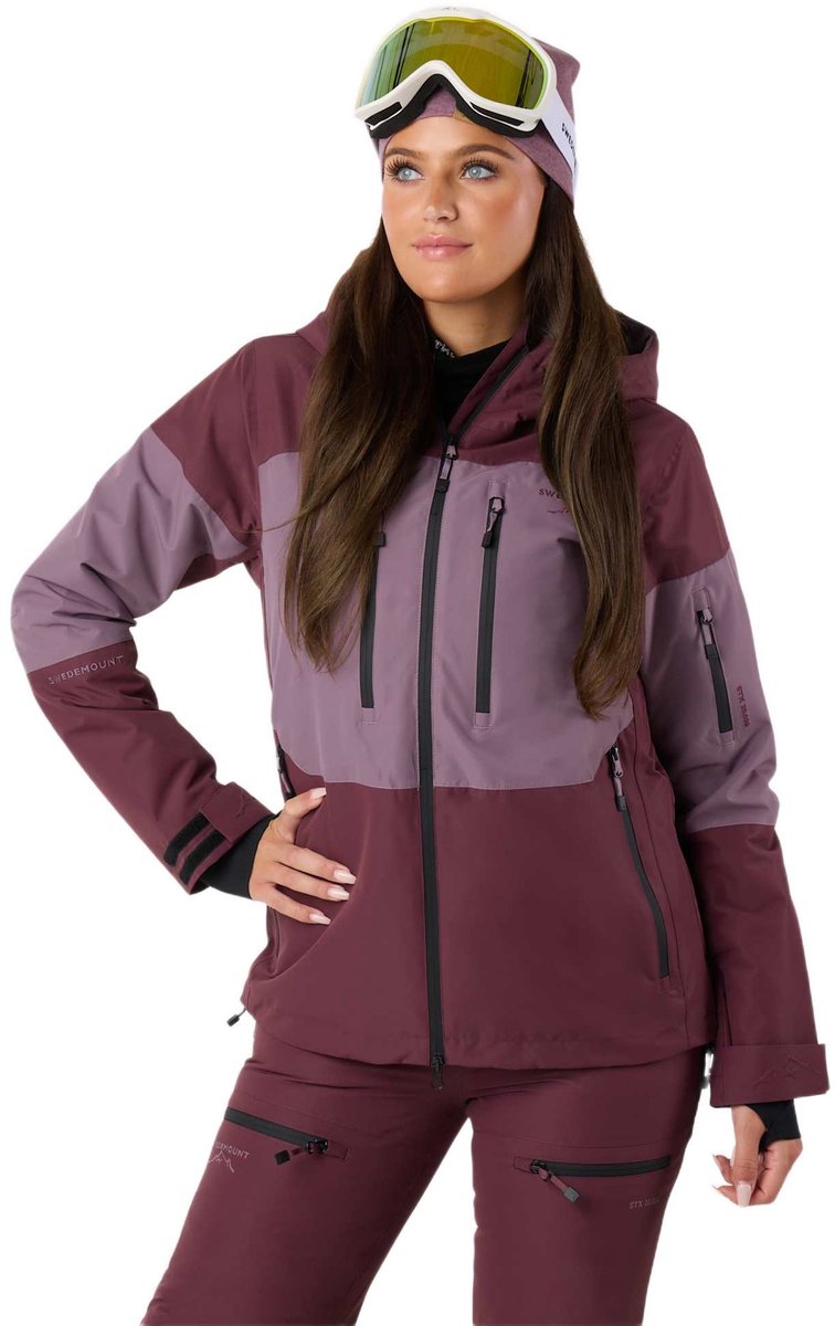Swedemount Freeride Jas – Ski jas voor dames Dk. Mauve/pale Mauve