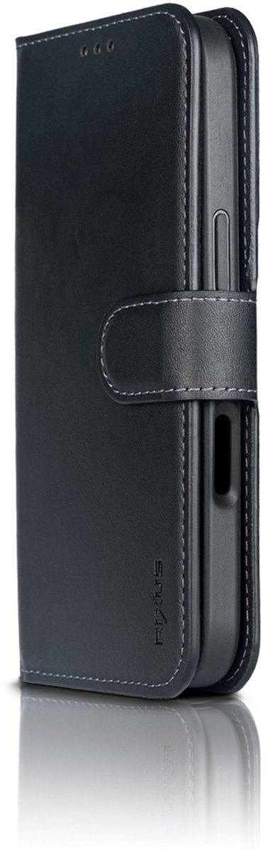 Rixus Duo Magnetic Detachable Wallet For Apple iPhone 16 Pro Max Black