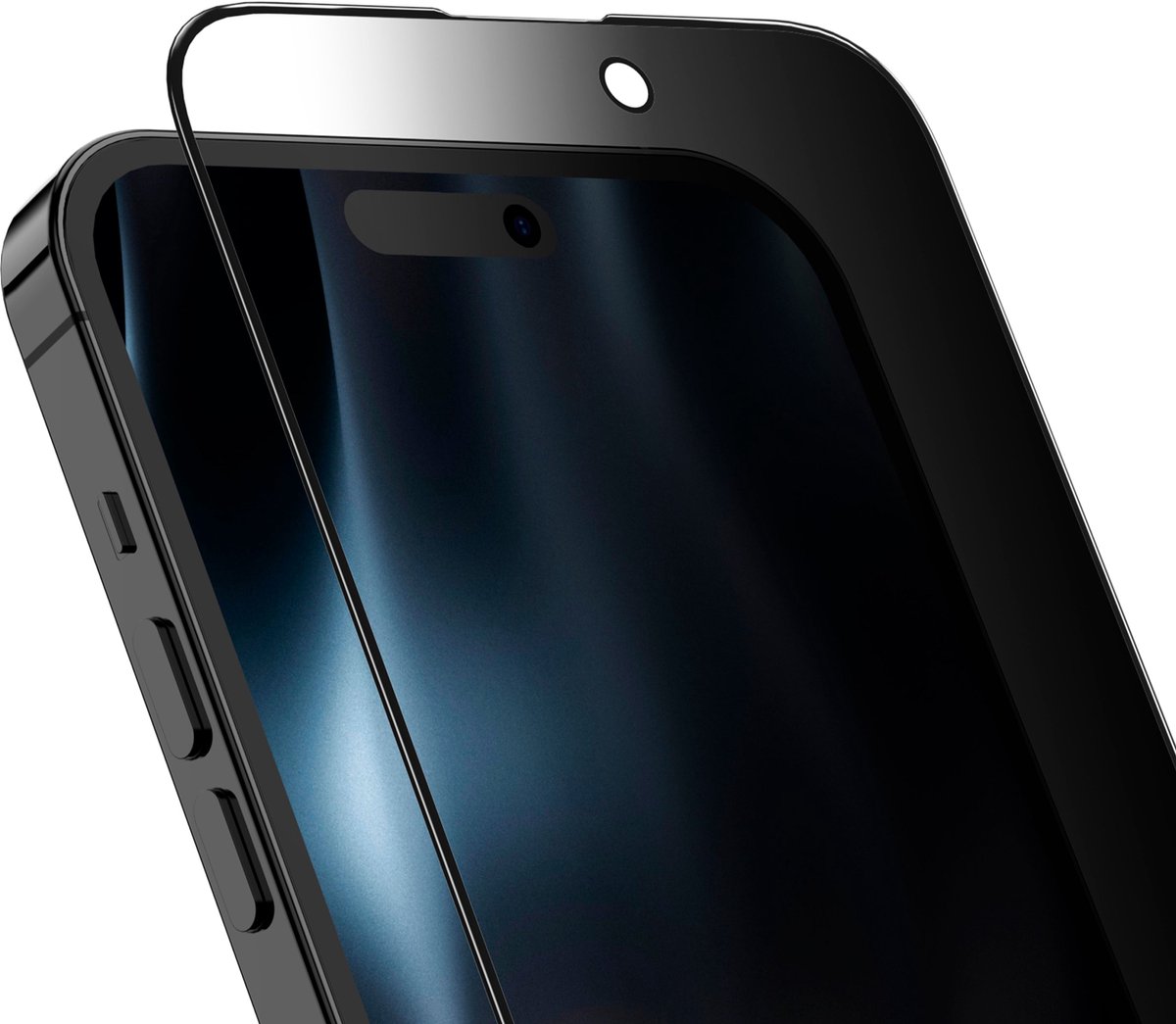 Rixus Privacy Full Curved Edge Tempered Glass For Apple iPhone 16 Pro Max