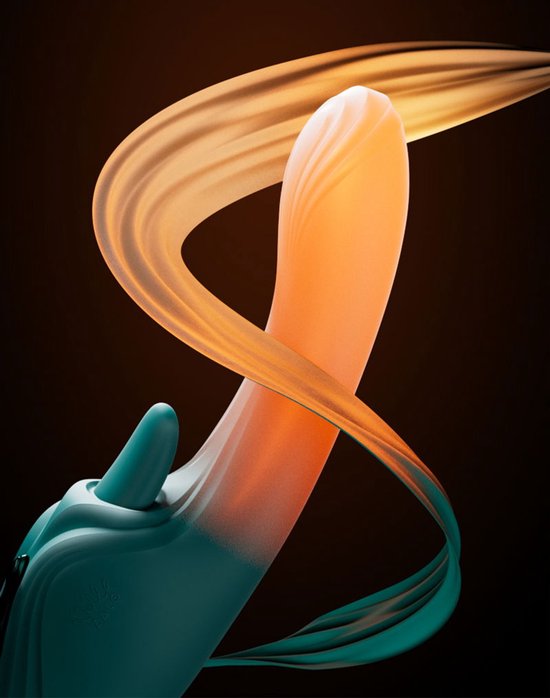 ZALO - Ares - Vibromasseur lapin point G chauffant - Contrôle par application - Vert émeraude