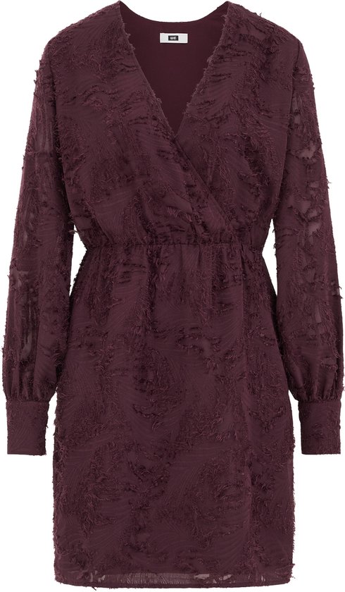 WE Fashion Dames jurk met jacquard-dessin