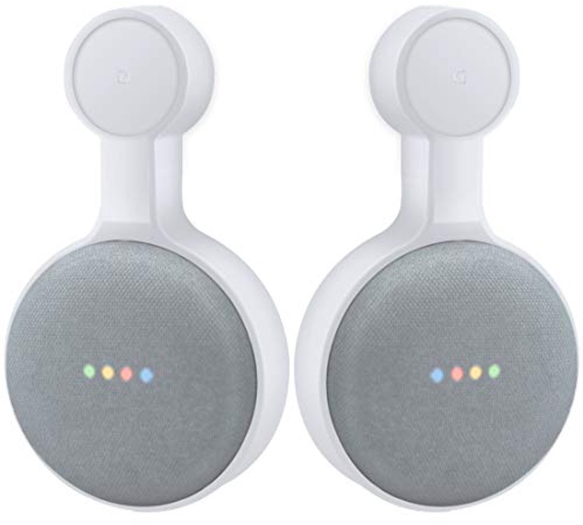 Wandhouder voor Google Home Mini - Ruimtebesparende Accessoire (Wit 2-Pack)
