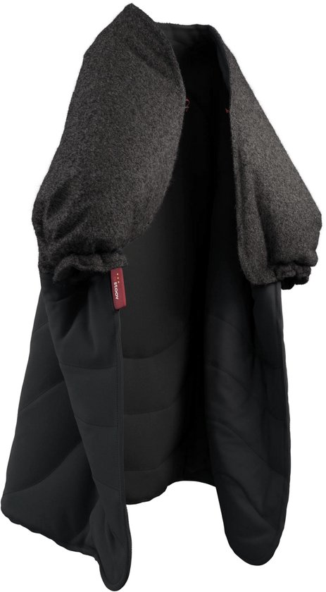 Stoov Huge hug | Draadloos infrarood warmtedeken | Sla de warmte om je heen | 135x180 cm | Grey | Plus batterij