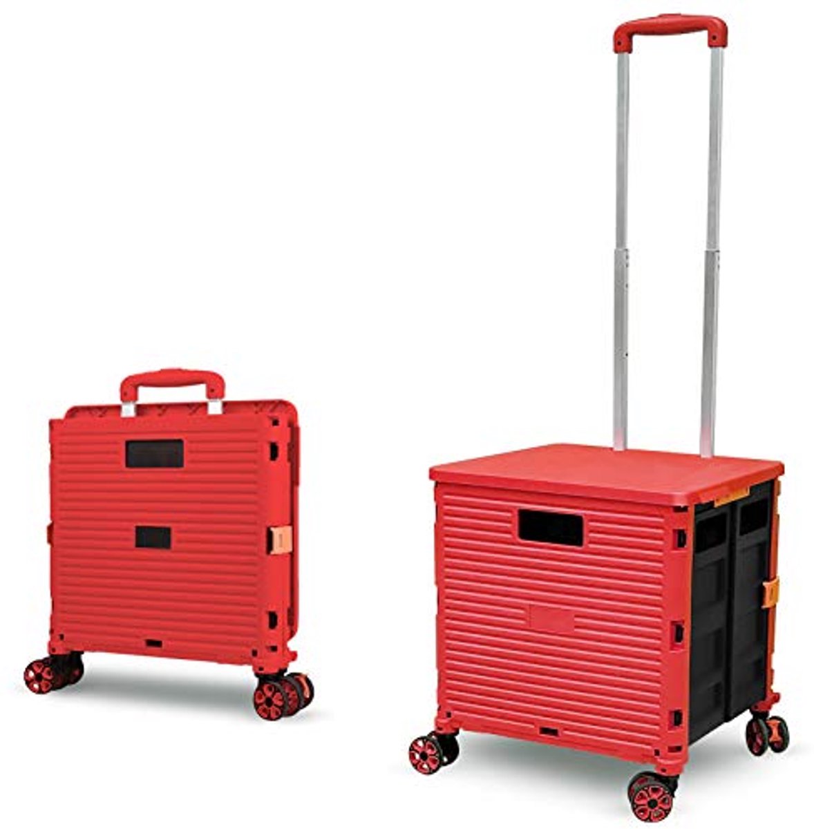 Opvouwbare boodschappentrolley met wielen - Draagbaar en multifunctioneel