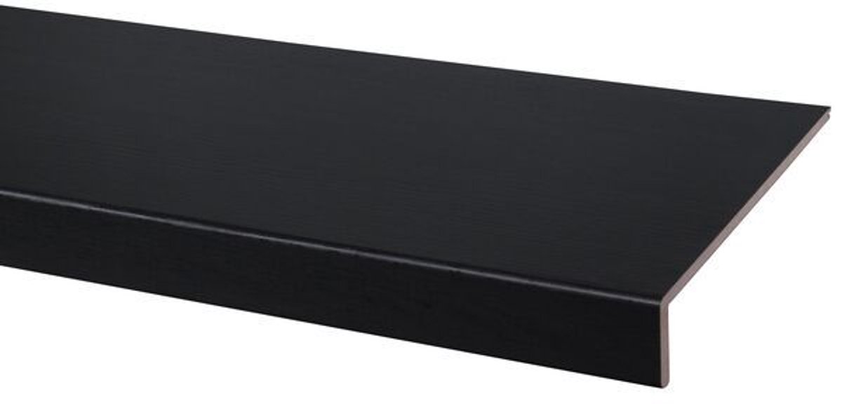 Wovar Overzettrede Zwart Eiken 130 x 38 cm | Per Stuk