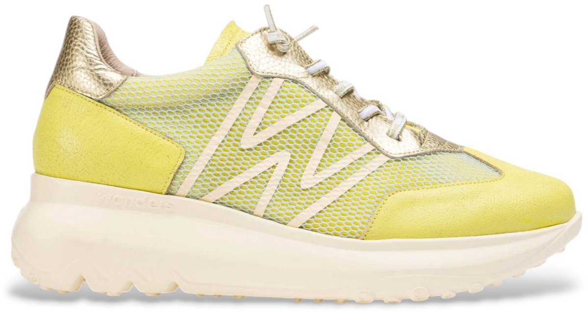 Wonders Schoenen Azuurgeel
