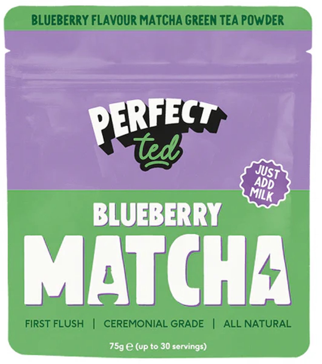 Perfect Ted Ceremoniële Matcha - Blueberry - Japan - 75 g